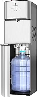 Avalon Limited Edition Self Cleaning Water Cooler Water Dispenser - 3 Temperature Settings - Hot, Cold & Room Water, Durable Stainless Steel Construction, Bottom Loading - UL Listed