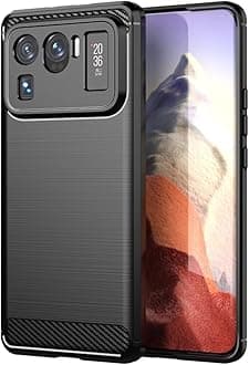 - Case for Mi 11 Ultra Case, M2102K1G M2102K1C Case, Ultra Slim Phone Cover with Shock-Absorption Carbon Fiber TPU Rubber Protective Cases for Xiaomi Mi 11 Ultra Black