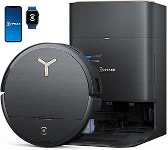 - ECOVACS DEEBOT X9 PRO Omni Robot Vacuum and Mop, 16,600Pa Suction, OZMO Roller Self-Washing Mop, ZeroTangle 3.0, Triple Lift System, AI Navigation, Hands-Free Station