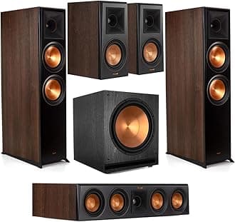 Klipsch Reference Premiere RP-8060FA 5.1 Home Theater Pack, Walnut