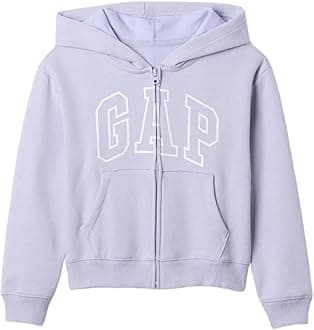 GAP girls Logo Hoodie Hooded Full Zip Sweatshirt