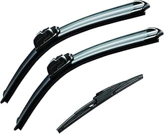 MOTIUM Premium All-Season Windshield Wiper Blades for Toyota Highlander 2020-2024, Honda HR-V 2016-2022, 2 front and 1 rear (pack of 3) (26"+18"+10" 2 front and 1 rear)