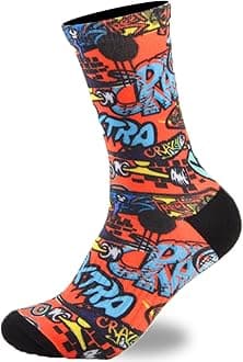 Everfly Trainer Socks Men Women for Crossfit Sports Socks Fitness Padel Basketball Cycling Running Football Hiking - Funny Technical Cushioning Colours Gift - Hiking Socks