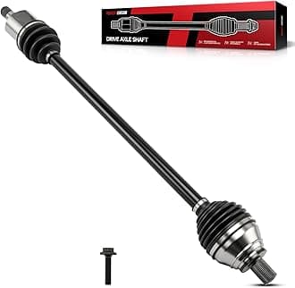 Torchbeam CV Axle Shaft Assembly Compatible with 2005-2018 J-e-t-t-a, 2006-2009 2012 Passat, 2010-2018 Golf, 2006-2009 Rabbit, 2015-2017 Golf SportWagen, 2009 CC, Front Right CV Axle 66-7334