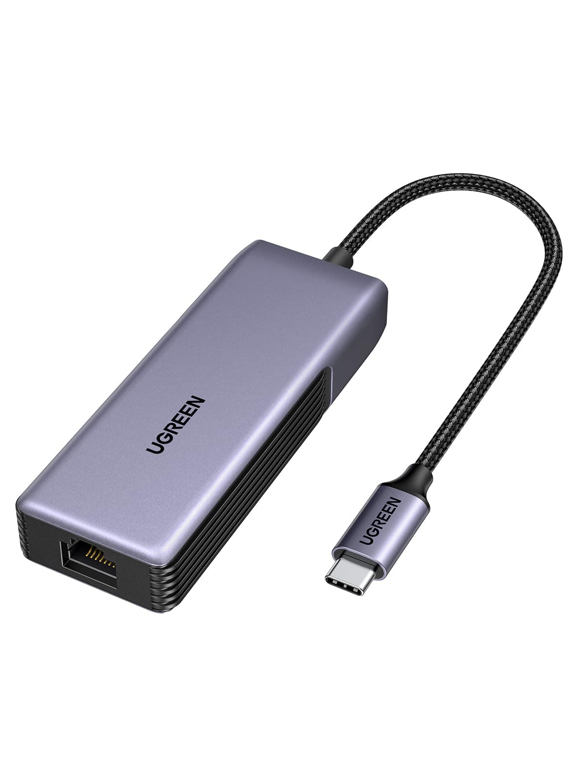 UGREEN USB C Ethernet Adapter, 5Gbps High-Speed Network Adapter for Gaming, RJ45 Gigabit LAN Adaptor, Compatible with Thunderbolt 3 Mac, Windows, MacOS, iOS, Tablet, iPad, iPhone 15/16,Switch,NAS