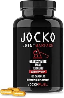 - Joint Support Supplement - Glucosamine MSM for Joint Pain, Mobility, & Flexibility w/Turmeric & Boswellia (180 Capsules)