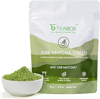 Japanese Matcha Green Tea Powder | 25g Premium Grade from Tencha Leaves | Smooth & Fresh Flavor | Ideal for Matcha Lattes, Tea & Healthy Drinks