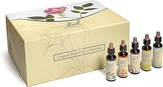 Flower Remedies Card Box Set (38 x 20ml Flower Essences) Complete Bach Flower Remedy Set with Mixing Bottle, Contains 1-38 Essences plus Mixing Bottle