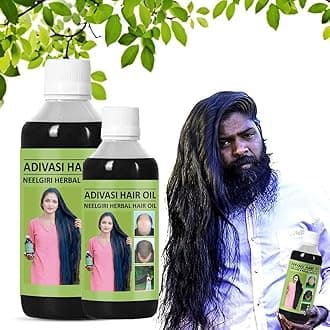 AADIWASHI hair oil original 125ml, AADIWASHI herbal hair oil for hair health, Help and Support in Hair Problems, for women and men (Pack of 1)