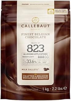 Callebaut No 823 Belgian Milk Chocolate Callets