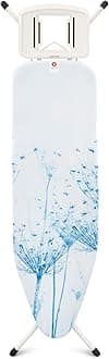 Brabantia Ironing Board B, Steam Iron Rest Cotton Flower, 500145, Size B (124 x 38 cm) (Assorted Design)