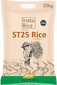 Insta Rice ST25 Premium Vietnamese Jasmine Rice 20kg