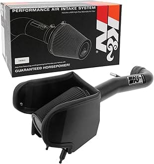 K&N Cold Air Intake System: High-Flow Air Filter, Increase Performance & Towing: Compatible with 2020-2025 Jeep: Gladiator, Wrangler, JL, 71-1576