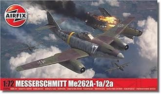 Airfix A03090A Messerschmitt Me262A-1a/2a, 1:72 Scale Plastic model making kit