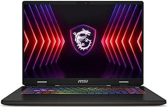 MSI MSI Sword 16 HX 16" Full HD Plus Gaming Notebook Computer, Intel Core i7-13700HX, 32GB RAM, 1TB SSD, NVIDIA GeForce RTX 4060, Windows 11 Home, Cosmos Gray