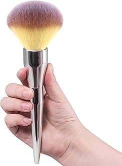 Foundation Brush,Daubigny Large Powder Brush Flat Arched Premium Durable Kabuki Makeup Brush Perfect For Blending Liquid,Cream and Flawless Powder,Buffing, Blending,Concealer …