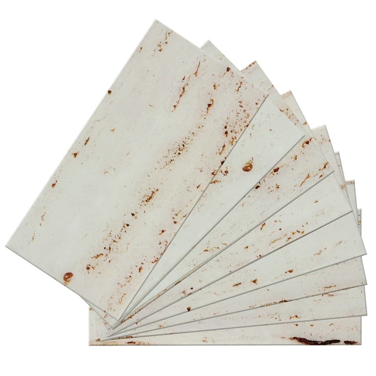 4402 Shades, 6" x 3", White