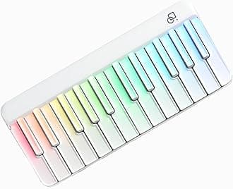 24‑Key Expandable Smart Portable Modular Keyboard Extension Accessory (Requires Base Kit) RGB LED Keys One‑Man Band Mode MIDI & Bluetooth LE Compatible AI Composition 100+ Instrument Voices