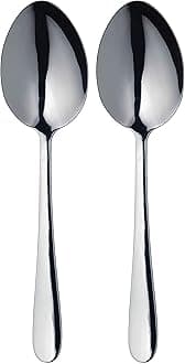 MasterClass Serving Spoons, Stainless Steel, Silver, 23.5 cm