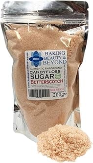 Baking Beauty and Beyond Premium Candy Floss Sugar 200g - Butterscotch Flavour