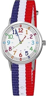 Kids Watch for Girls and Boys,for Children's Toddler Learning Time and Easy to Read Time, Analog Watch for Boys and Girls Ages3~11