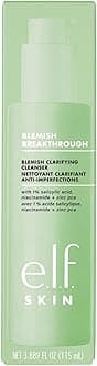 SKIN Blemish Breakthrough Clarifying Cleanser, Gel Cleanser For Removing Makeup, Controlling Oil & Clarifying Pores, 1% Salicylic Acid