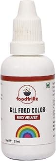 foodfrillz Red Velvet Gel Food Color, (20 ml)