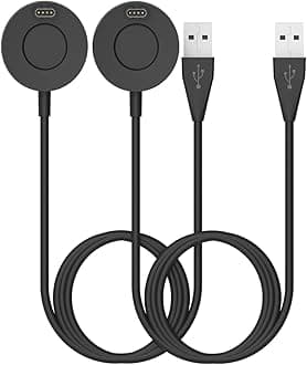 Charger Compatible for Garmin Fenix 5/5S/5X, Fenix 6/6S/6X, Fenix 7/7S/7X, Fenix 8 Charger Charging Stand, Charging Dock Station Cradle Holder with 1m USB Cable for Vivoactive 3/4/5/6 Smartwatch