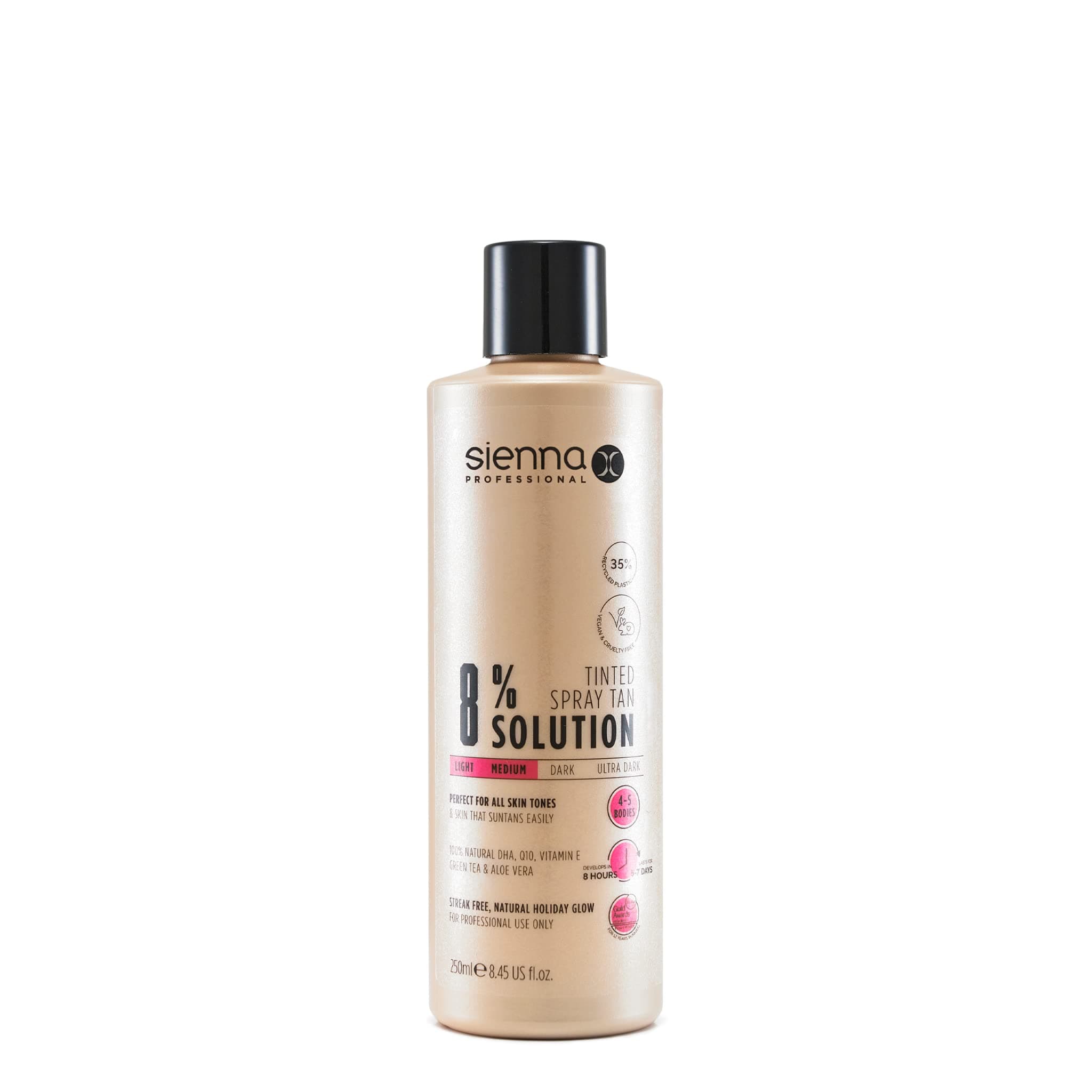 Professional Spray Tan Solution 8% 250ml