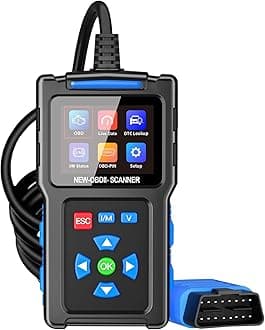 T200 OBD2 Scanner I/M Status Code Reader Mode 6 Mode 8 Scan Tool ECU Info Live Data O2 Sensor Tester DTC Lookup Battery Testing Software Update