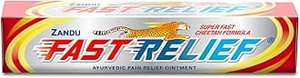 Fast Relief Ointment for Backpain, Neck & Shoulder Pain | Dual Fire & Ice Effect generated by Super-Fast Cheetah Formula | Reduces Muscle Stiffness | Improves Blood Circulation | 45ml