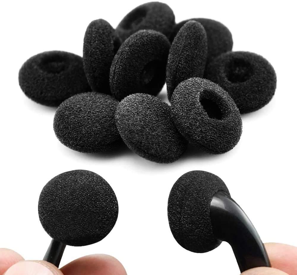 24 Pack Foam Earbud Earpad Ear Bud Pad Replacement Sponge Covers for Earphone, MP3 MP4 Ipod Iphone Itouch Ipad Headsets. Gadgetbrat TM-USA by gadgetbrat