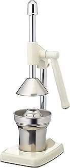 KitchenCraft Living Nostalgia Juicer, Cream/Silver