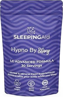 30 Sleeping Pills Hypno by Bhang Sleeping Tablets - Herbal Sleep Aid Supplement for Deep, Restful Sleep Supports Nights of Restful Sleep for Adults - Natural Sleep Support for Better Sleep Quality