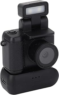 – Cryfokt Vintage Small Digital Camera, LCD Screen, 1080P, Multi-Function, Retro Compact, Portable, Travel, Keychain Camera