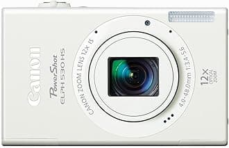 Canon PowerShot ELPH 530 HS 10.1 MP Wi-Fi Enabled CMOS Digital Camera with 12x Optical Image Stabilized Zoom 28mm Wide-Angle Lens with 1080p Full HD Video and 3.2-Inch Touch Panel LCD (White)