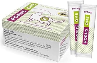Porus ONE | 30 x 500 mg | Supplementary Feed for Cats | For Cats for Kidney Problems | So That Uremic Toxins Cats Do Not Go to the Kidneys
