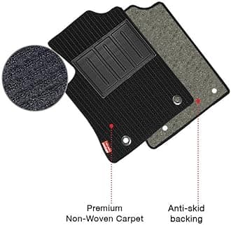 Elegant Cord Black Custom Fit Car Mat Compatible with Audi A4