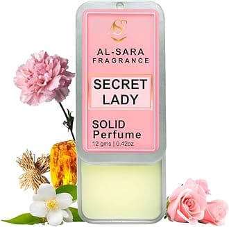 Secret Lady Solid Perfume for Men & Women | Alcohol-Free, Non-Greasy, Long-Lasting Natural Fragrance | Portable & Travel-Friendly Cologne
