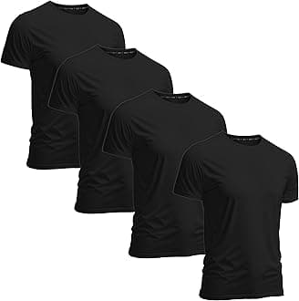 Men's Athletic Workout T-Shirts (Dry Fit, 4-Pack) Moisture Wicking Performance Activewear Gym, Yoga, & Running Tees