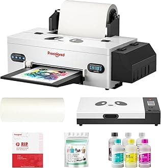 F13 Panda DTF Printer A3 L1800 Apparel Transfer Printing Machine T-Shirt Direct to Film with White Ink Circulation and Semi-Automatic Cleaning (Printer+Oven+Ink)