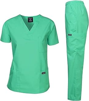 Dagacci Medical UniformDagacci Scrubs Medical Uniform Women and Man Scrubs Set Medical Scrubs Top and Pants