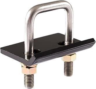 CZC AUTO Hitch Tightener, Heavy Duty Anti-Rattle Stabilizer for 1.25" and 2" Hitches, Reduce Movement from Hitch Tray Cargo Carrier Bike Rack Trailer Ball Mount, Rust Free (1 Pack, Carbon Steel)