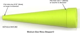 Mess Stopper™ Universal Oil Service Rubber Plugs and Caps Kit, 4 Medium Size, Round