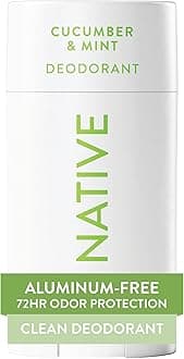 Deodorant Contains Naturally Derived Ingredients, 72 Hour Odor Control, Deodorant for Women and Men, Aluminum Free, Cucumber & Mint 2.65oz