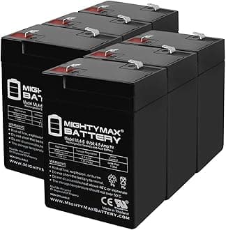 6V 4.5AH SLA Battery for Game Deer Feeder Mojo Duck - 6 Pack