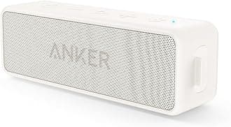 Anker Soundcore 2 Portable Bluetooth Speaker with 12W Stereo Sound, BassUp, IPX7 Waterproof, 24-Hour Playtime, Wireless Stereo Pairing, Speaker for Home, Outdoors, Travel