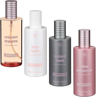 Body Mist 290ml Spray Mixed Fragrance To Choose From And Enjoy - Ladies Body Spray - Available Fragrances - Unicorn Dreams - Boy Tears - Instant Feels - Vibe Enhancer (Random Fragrance, 1Pk)