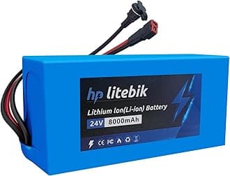 24v 8ah Lithium Ebike Scooter Battery with 30A BMS