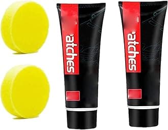 Scratch Free Stove Top Scratch Remover,Cooktop Heavy Duty Cleaner and Polish,Multipurpose Cooktop Cleaner ,Glass Ceramic Stove Top Cleaner with Sponge (2 Pcs)